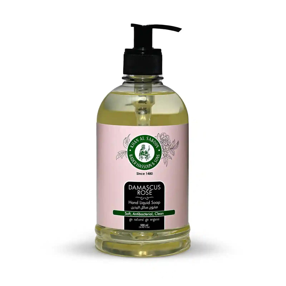 Savon / Jabón — Savon liquide à la rose de Damas (500ml)